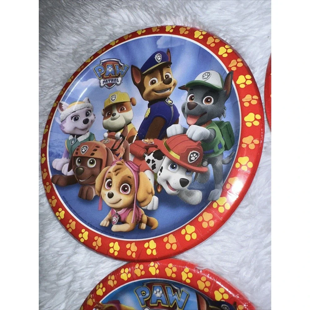 Paw Patrol Party Supplies Set 4 Packs Plates and 1 Pack Napkins Birthday Theme